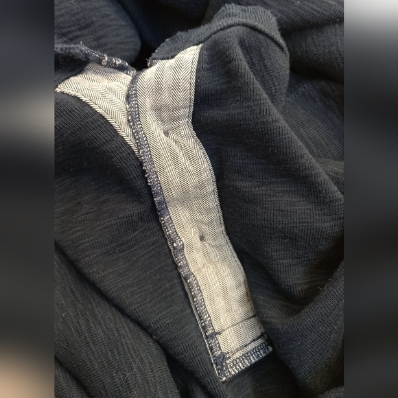 Wings + Horns long sleeve classic henley shirt men's S - Picture 4 of 10